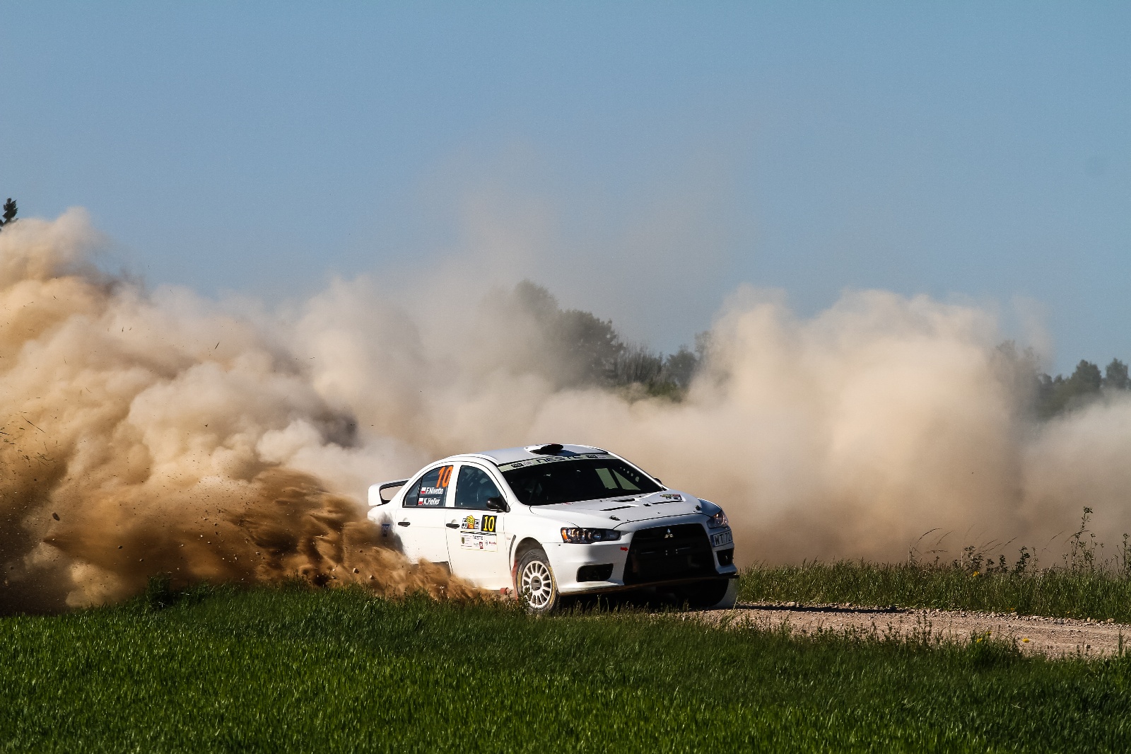 Sportisti Rallija Talsi 2016 trasē