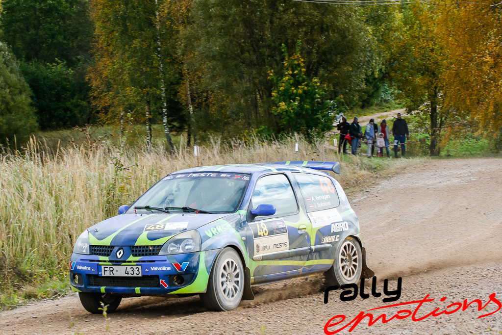 Sportisti Rally Liepāja 2017 trasē