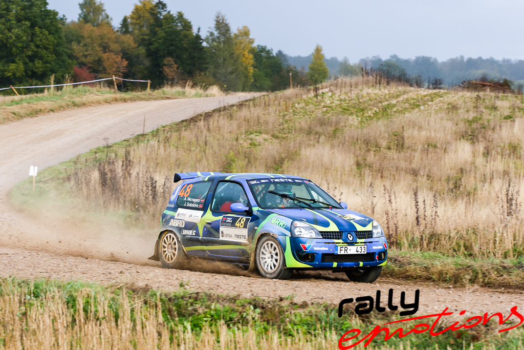 Sportisti Rally Liepāja 2017 trasē