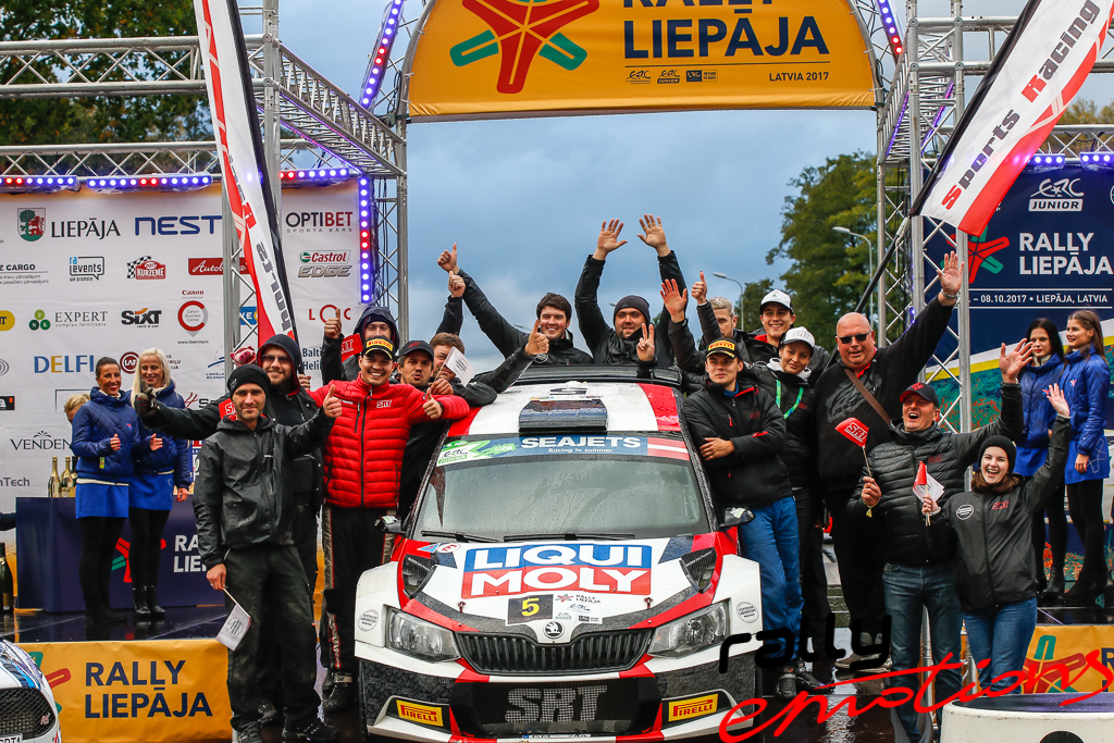 Sportisti Rally Liepāja 2017 trasē