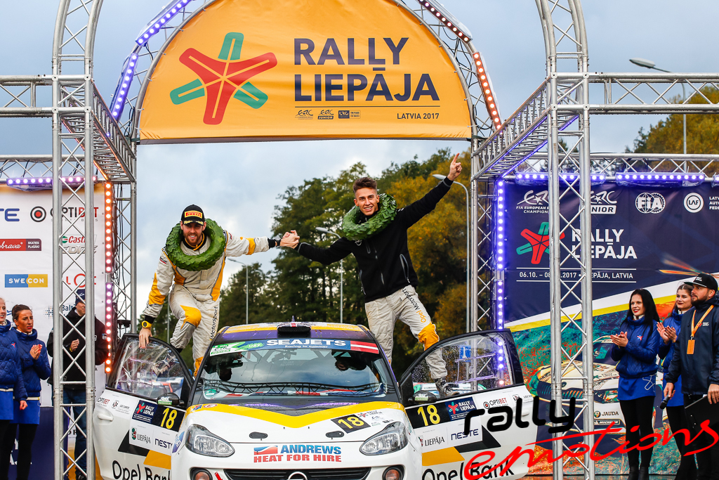 Sportisti Rally Liepāja 2017 trasē